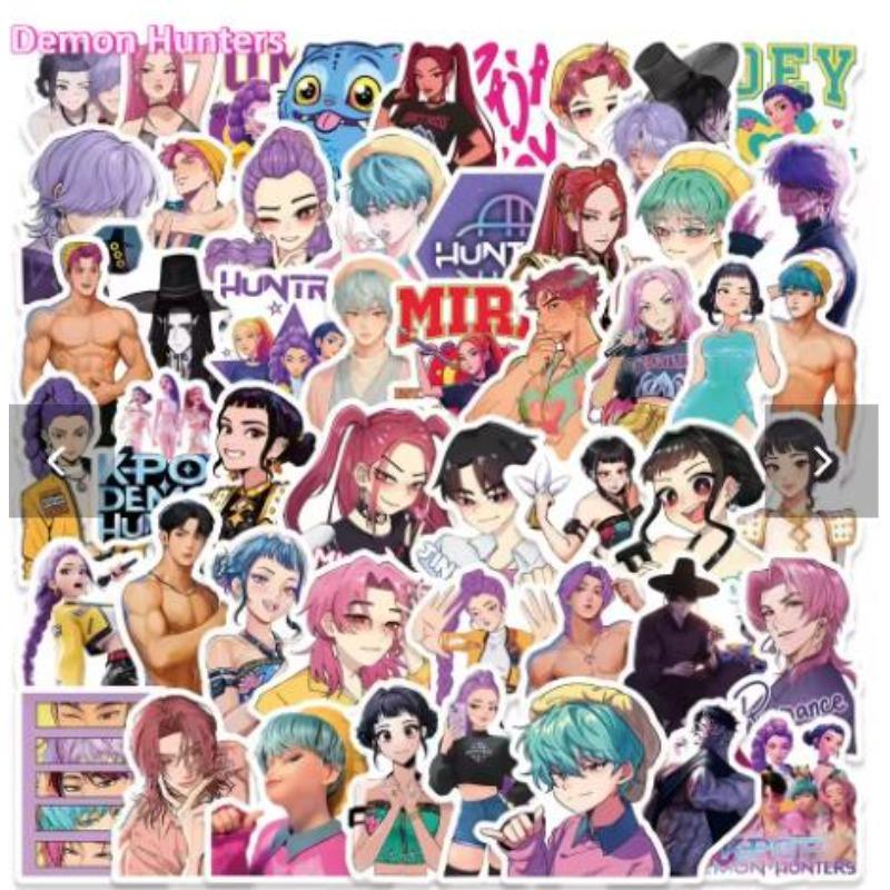 KPop Охотники на демонов Пригласительная открытка Аниме Поздравительная открытка на день рождения для детей Одностраничная пригласительная открытка Украшение для вечеринки подарок