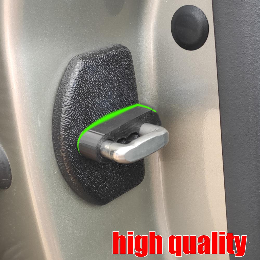 4X Car Door Lock Sound Deadener Damper Buffer For Renault Logan 2 / Sandero 2 2014 – 2022 Rattling Screaks Quiet Noise Deaf Seal