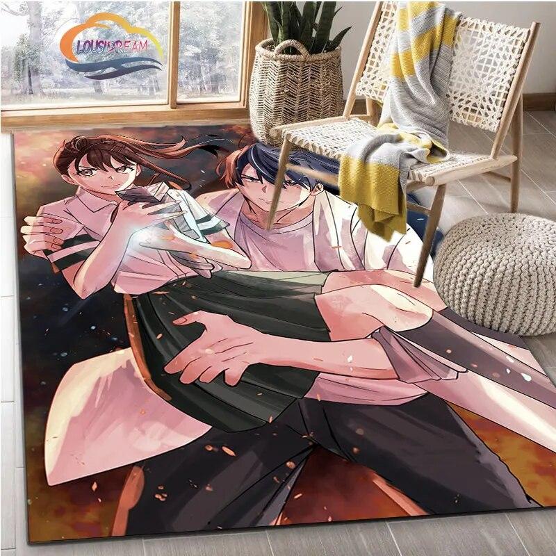 Последний анимированный ковер Suzume Anime 3D печать декоративный коврик для детей и девочек гостиная спальня диван коврик
