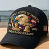 Sunshade Cap Vintage Anniversary Tribute Hat Patriotic Baseball Cap Meaningful Trucker Hat For History Buffs Gift Print Headwear