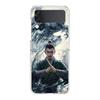 Чехол для телефона Samsung Galaxy Z Flip 6 5 4 Прозрачный для Samsung Z Flip 3 Жесткий ПК Складной корпус Мультяшный Нежа Capas Сумка