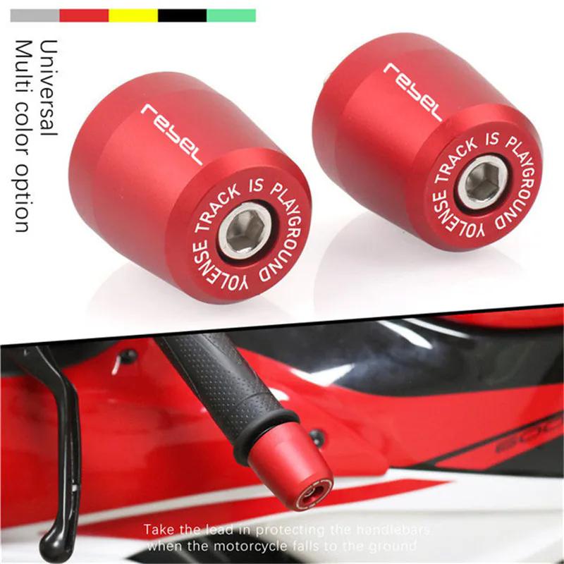 Motorcycle Handle Bar End Handlebar Grips ends Cap Plug Slider Counterweight cover For HONDA REBEL CMX 1100 300 500 CM300 CM500