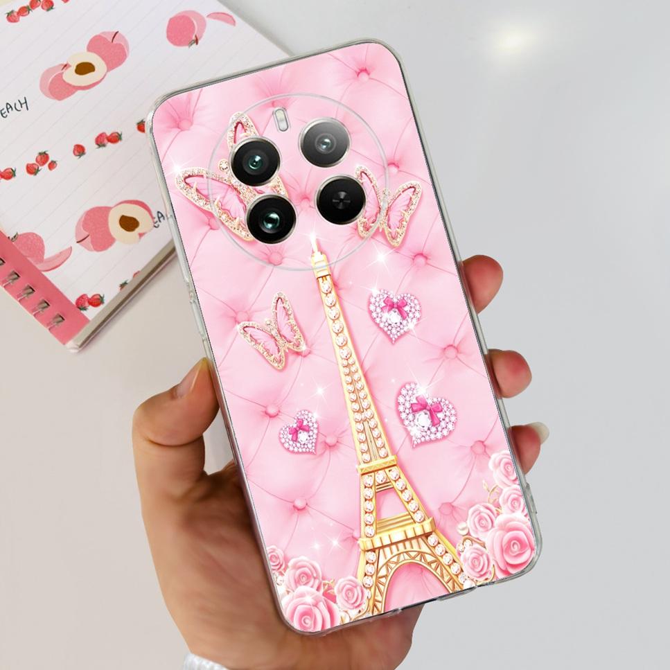 Case For Realme 12 Pro 6.7" Fashion Cute Cartoon Cat Soft Silicone TPU Cover For Oppo Realme12 Pro 12Pro Plus Bumper Phone Case