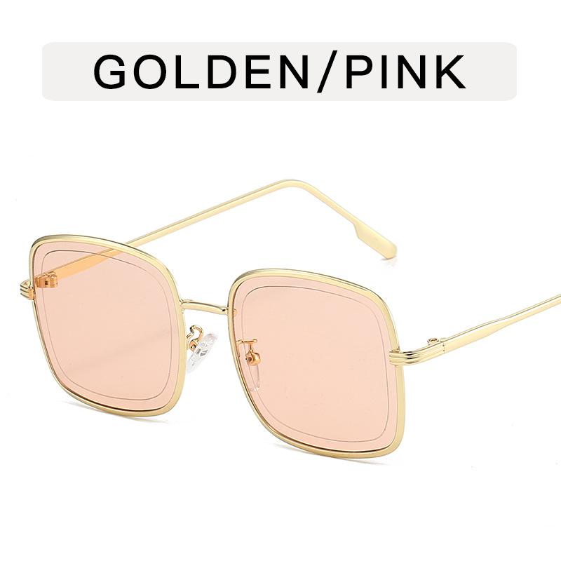 Hong Kong Style Female Sunglasses Square Shape UV Protection Women Sun Glasses High Quality Men Sunglass