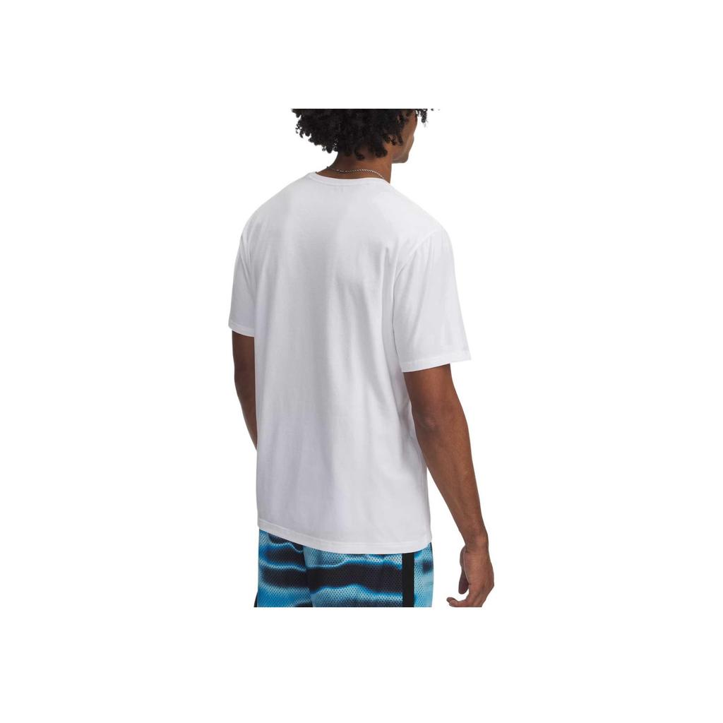 Under Armour Curry Playable Comfortable Fashion Simple Versatile Short Sleeve T-Shirt Men Tops White 1390407-100