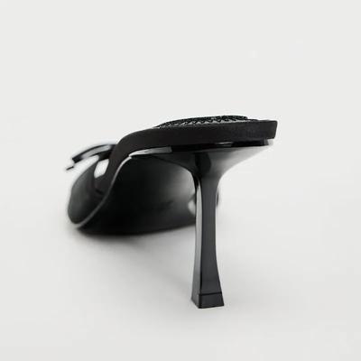 2024 Женские босоножки с открытым носком на высоком каблуке, большой размер 2024 Летние женские удобные весенние туфли на высоком каблуке в стиле ретро, бежевые, на шпильке, Fl