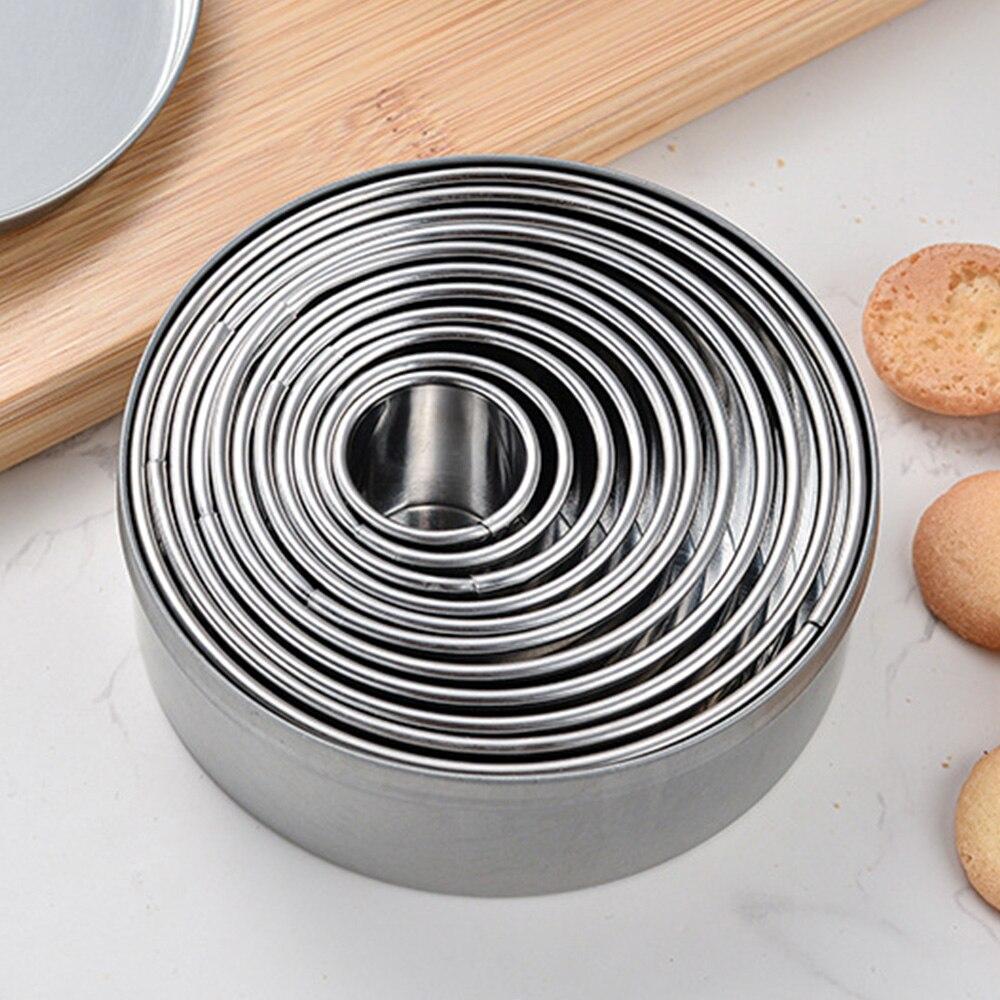 Mousse Circle Round Stainless Steel Graduated Circle Pastry Cutters