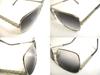Подлинные солнцезащитные очки LOUIS VUITTON Metal Gray Eye Wear Pilot Attitude #a540 восстановленные
