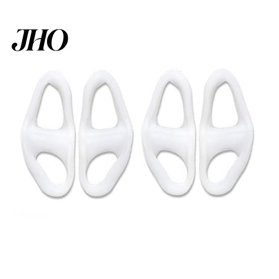 Comfortable Toe Separator 1 Pair for Overlapping Toes, Soft SEBS Bunion Corrector, Spacer Bunions Double Ring Foot Hallux Valgus, Day Night
