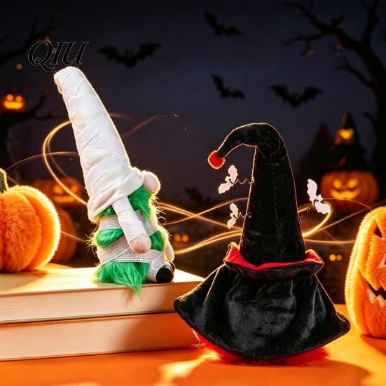 Party Decorations For Halloween Gnome Decor, Faceless Vampire Bat Doll Figurine for Shelf Table, Spooky Seasonal Cute Ornament Home, Trick or