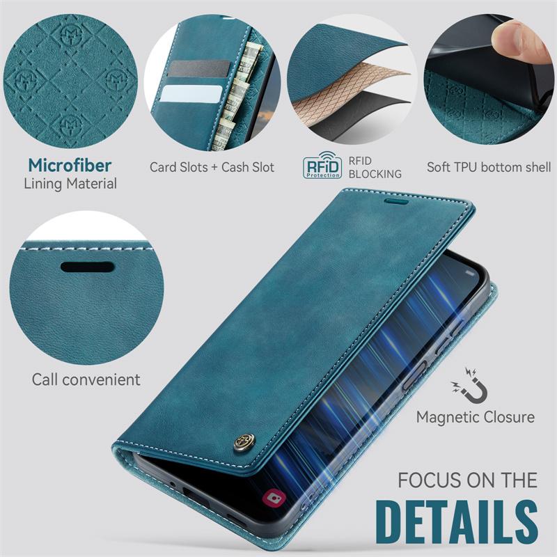 Магнитный кожаный чехол-книжка для телефона Samsung Galaxy S26 S25 FE S24 S23 Plus S22 S21 S20 Ultra A57 A17 A56 A36 A16 A55 A35 A15 A54 A34 A14 Кошелек