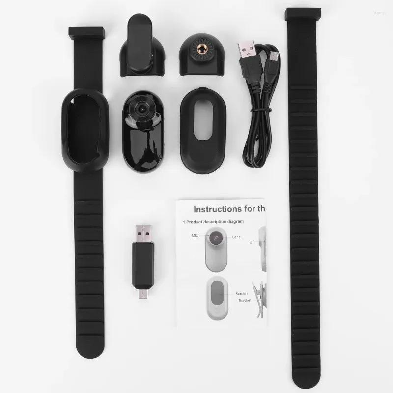 Mini Pet Collar Camera HD Wide Angle Thumb Video Recorder Wearable Action Cam for Cats Dogs POV Recording Pet Monitoring Camera