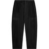 Li Ning Wade Series Solid Color Mid Waist Loose Straight Casual Pants Men Bottoms Black AKQU439-1