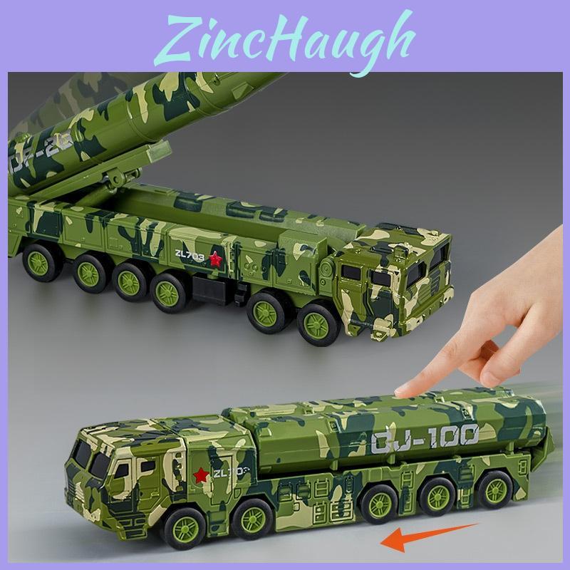 Boys Alloy Military Vehicle Model With Inertia Drive For Action Play
