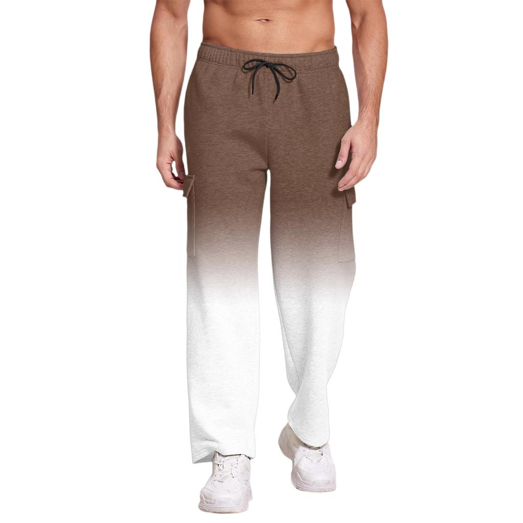 Casual Sports Pants Men's Loose Leggings Long Panel Fitness Running Training Pants