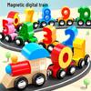 Magnetic Train Toy for Kids - Iron Educational Building Blocks Track, Suitable for Ages 1-6.