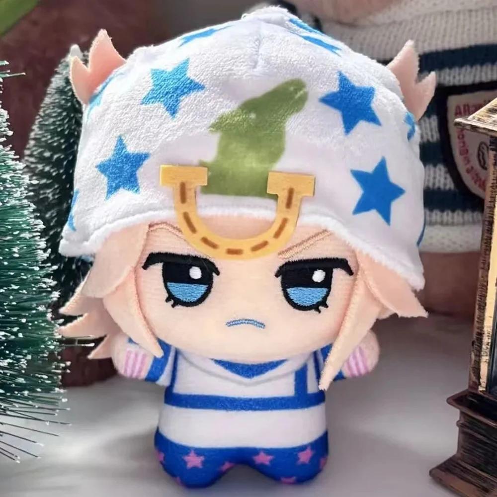10 см Аниме Jo Jo Steel Ball Run Джонатан Джостар Косплей Брелок Плюшевая Хлопковая Кукла Подвеска на Рюкзак Брелок Украшение