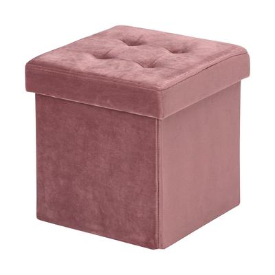 Takeda Corporation [Табурет/Пуф/Хранение] Розовый 30x30x30см Компактный табурет для хранения M1-CDS30PI-K