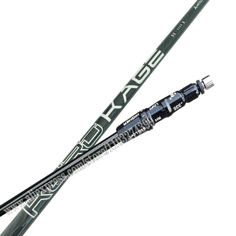 Golf Shaft KURO KAGE 55 Graphite Shaft Golf Driver Wood Shaft Series Free Assembly Sleeve Clubs Shft R/S Flex and Golf Grips