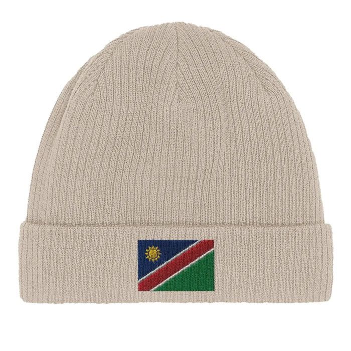 Bonnet Drapeau Namibie En Beige