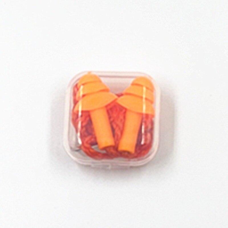 1Box New Comfort Earplugs Noise Reduction Silicone Soft Ear Plugs Swimming Silicone Earplugs Protective For Sleep