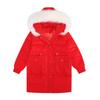 Детская пуховая куртка для девочек средней длины в корейском стиле, стильное зимнее утепленное пальто для детей среднего и большого размера