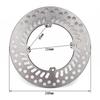 Motorcycle Front Rear Brake Disc Rotor For Honda XR250R CRM250 R RR XLR250RM RR CRF230L CRF230M XR250 Y/3 3/5 MD30 XR400 XR600