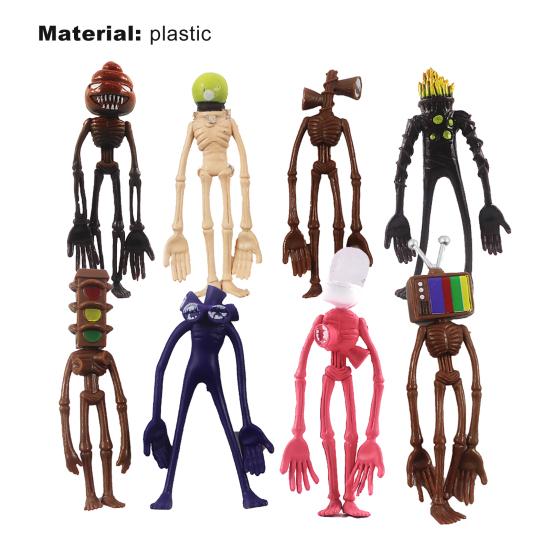 4/8 шт. детские модные игрушки, голова сирены, статуя, коллекционная пластиковая фигурка, декор для стола