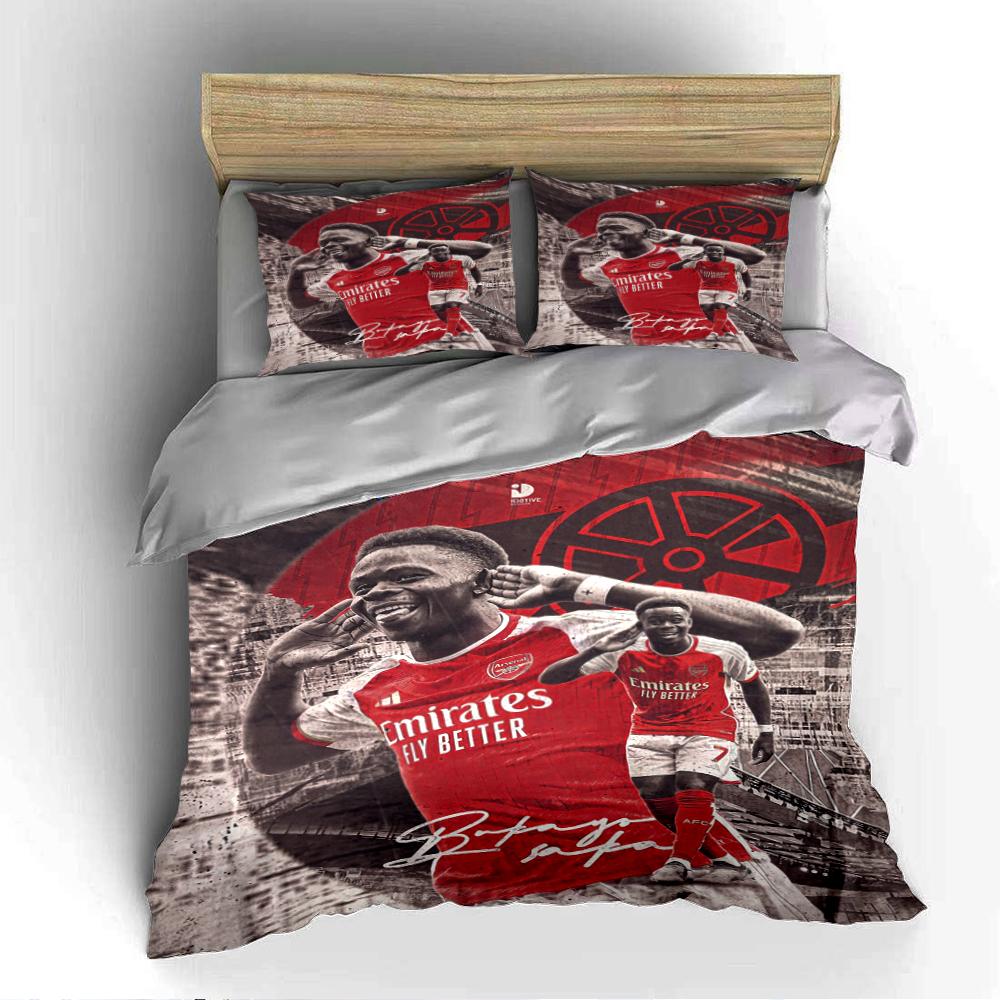 Arsenal Player Bedding Set Bedding set (1 duvet cover, 2 pillowcases, duvet not included)