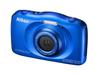 Nikon Digital Camera S33 Waterproof Megapixel S33 Blue S33BL 13.17