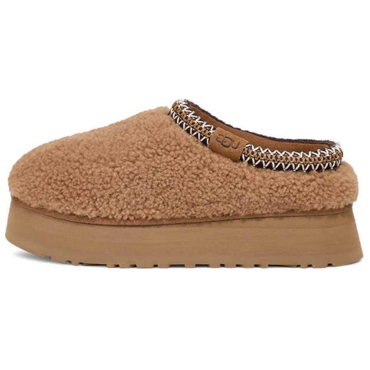 UGG Tazz Slipper Maxi Curly - женские кроссовки Chestnut Brown 1167770-CHE
