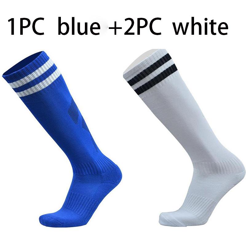 1-3/PCTowel Bottom футбольные носки длинные влагопоглощающие и противоскользящие спортивные носки полосатые детские футбольные носки длиной до колена