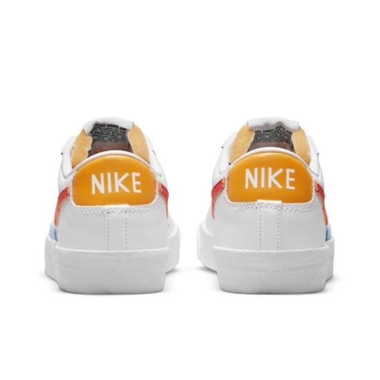 Nike Wmns Блейзер Low 77 Белый Оранжевый DC4769-105