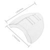 2 Pairs Universal Eyeglass Side Shields (Clear, Protection from Wind & Dust)