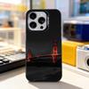 Golden Bridge San Franciscos For iPhone17,16,15,14,13,12,11,Pro,Max,Plus,E,Air,Mini Anti Fall Black Matte Hard Bumper Phone Case