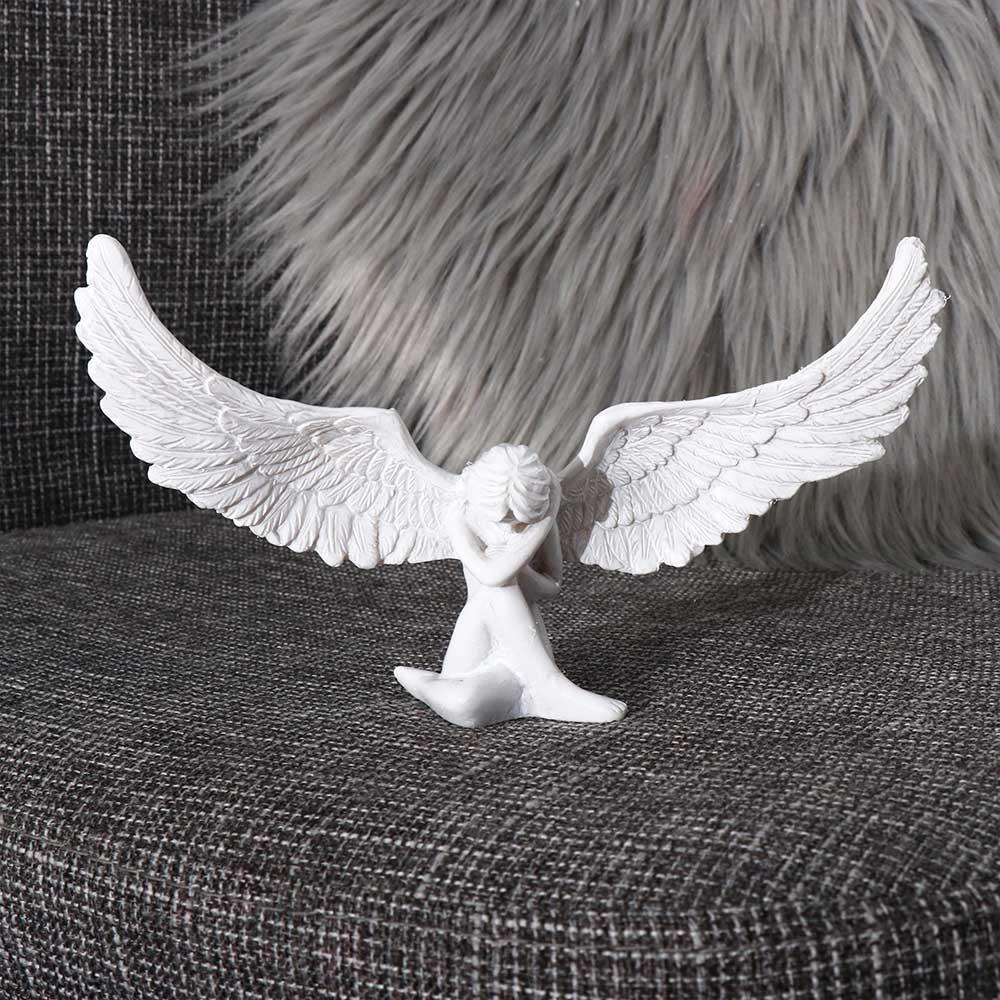 Angel No odor Decoration Gift Garden Ornaments Bookcase Figurine Resin Crafts Angel Wing Statue