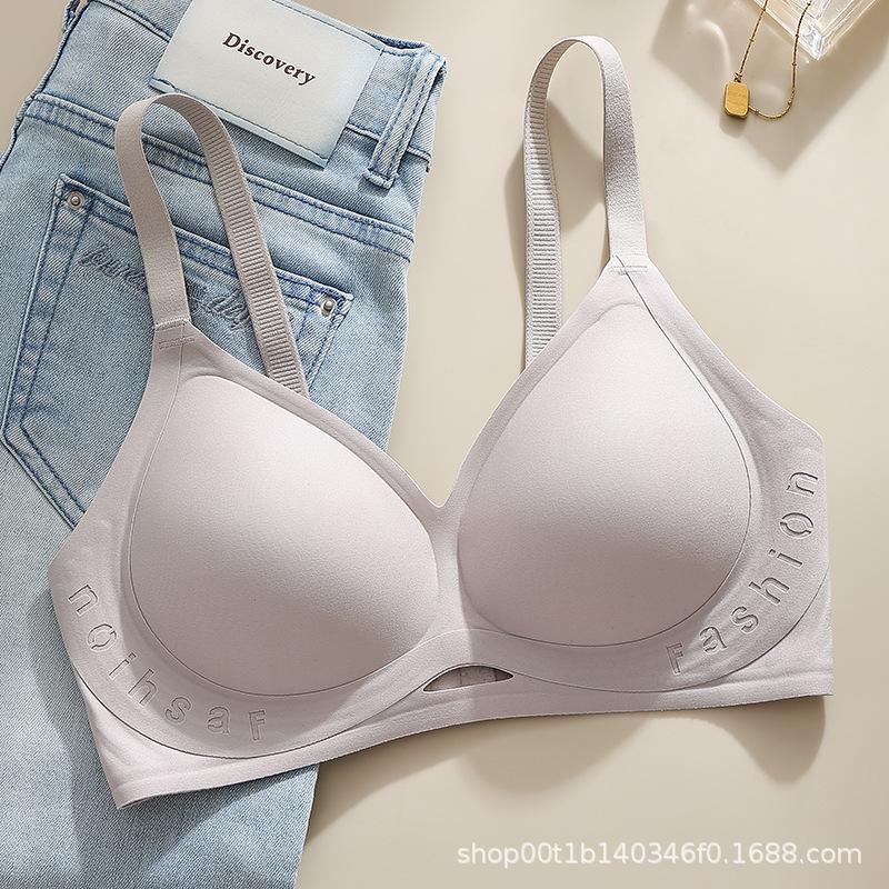 High-quality original underwear women's small breasts gather and close secondary breasts, anti-sagging, no steel ring, fully fixed cup, seamless bra