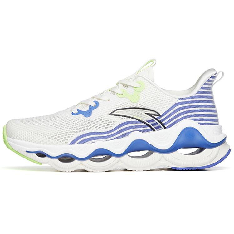 Anta Martian Foam Lightweight Abrasion Resistant Low top Running Shoes Men's White Purple 112225582-2