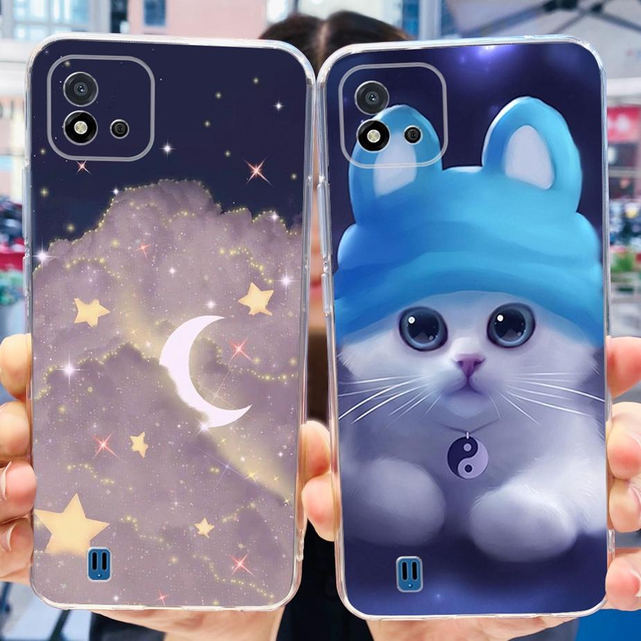 For Realme C11 2021 Case Cute Dinosaur Astronaurt Cover Soft Silicone Phone Case For Realme C11 2020 RealmeC11 2021 Fundas Coque
