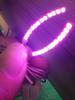 LED Luminous Flashing Eyelashes: Six-Mode Night Light False Lashes - Halloween Non-Grafting Style