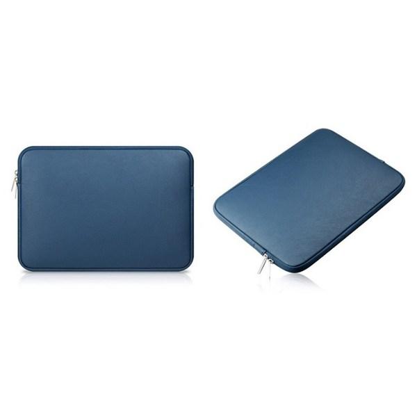 Тонкий кожаный чехол для ноутбука Dist, темно-синий, 13 дюймов