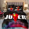 Комплект постельного белья из трех предметов с 3D-принтом «Клоун»