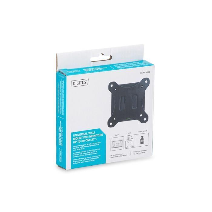 Универсальное настенное крепление для ТВ/монитора LCD/LED до 18 кг