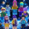 Mini Blocks Rumi Mira Zoey  Action Figure Building Blocks Toy Peripherals Desk Decoration Collection Toy Christmas Gift