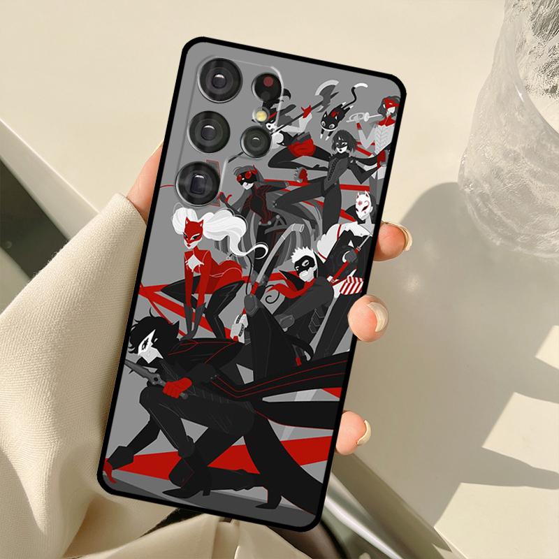 Persona 5 Case For Samsung Galaxy S22 Ultra S20 FE Note 20 Note 10 S8 S9 S10 Plus S21 Ultra Cover