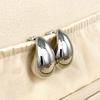 Metal Earrings, Fashionable Women'S Large Water Drop Glossy Earrings, Simple Ear Accessories