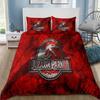 Dinosaur Jurassic Park 3D Print Bedding Collection Single Twin Full Queen King Size Bed Collection Adult Kid Bedroom Bedding Gift