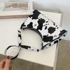 PU Leather Leopard Shoulder Bags Durable Cow Pattern Armpit Purse Fashion Underarm Handbags  Work
