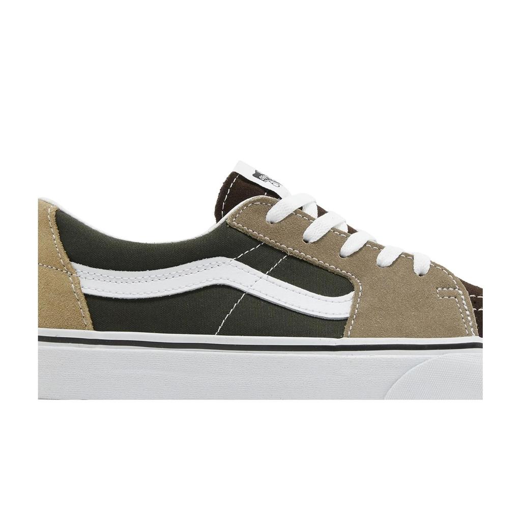 Vans Sk8-Low 'Color Block - Demitasse' (Unisex) Demitasse / True White Skate Shoes VN0A4UUKB7J