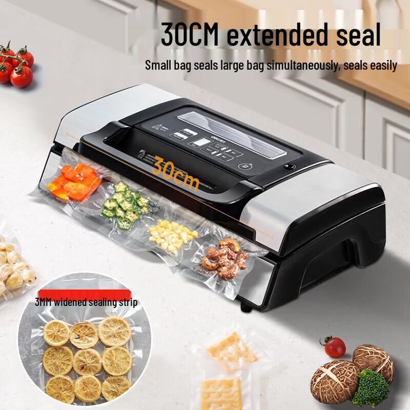 Deli 14891 Вакуумный упаковщик продуктов вилка CN (адаптер в комплекте)